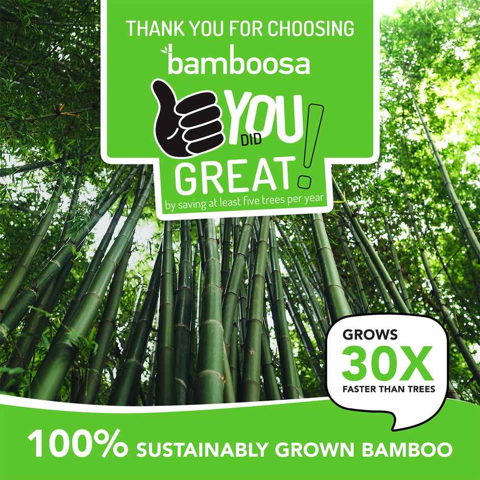 The Honest Home Company Bamboosa 2 Ply Facial Tissue | 200 Pulls | Brown