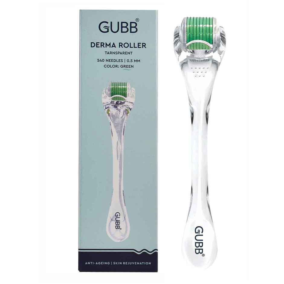 GUBB Derma Roller 0.5 Needle | Transparent Green