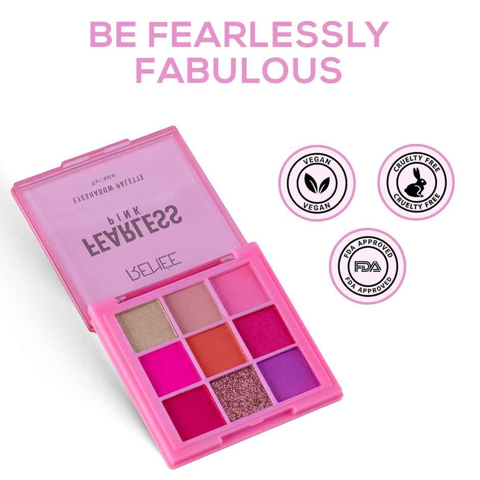 Renee Fearless Eyeshadow Palette - Pink