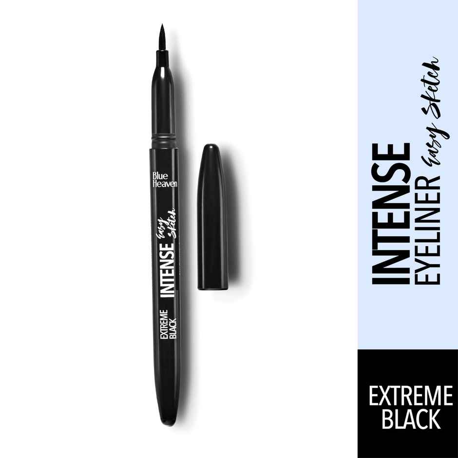 Blue Heaven Mesmerising Eye Kit Combo Pack Of 4 | Kajal, Mascara, Eyeliner & Brow Definer,0.6Gm+9Ml