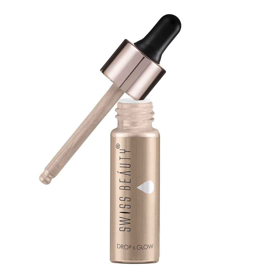 Swiss Beauty Drop and Glow Liquid Highlighter - 03 Metal