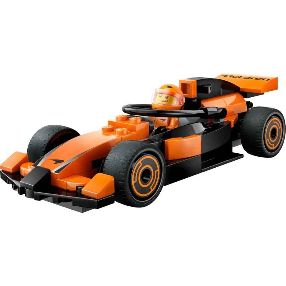 LEGO City F1 Driver with McLaren Race Car Mini Vehicle Toy Playset 60442 Building Blocks Toys