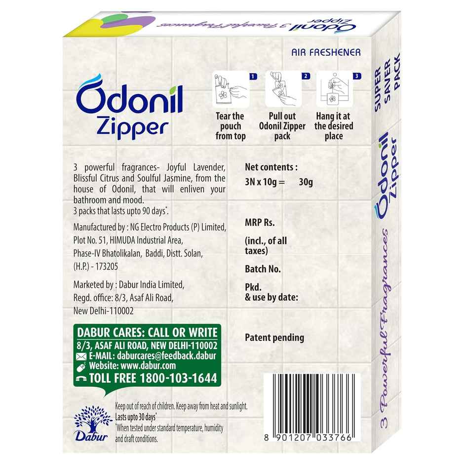 Odonil Nature Zipper Mix Air Freshener