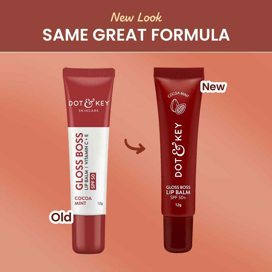 Dot & Key Gloss Boss Lip Balm SPF 50+ | Cocoa Mint