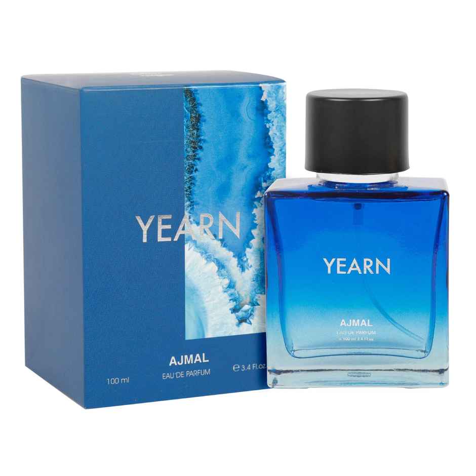 Ajmal Yearn Eau De Perfume Aquatic Perfume Long Lasting Scent Spray Party Wear Gift For Men