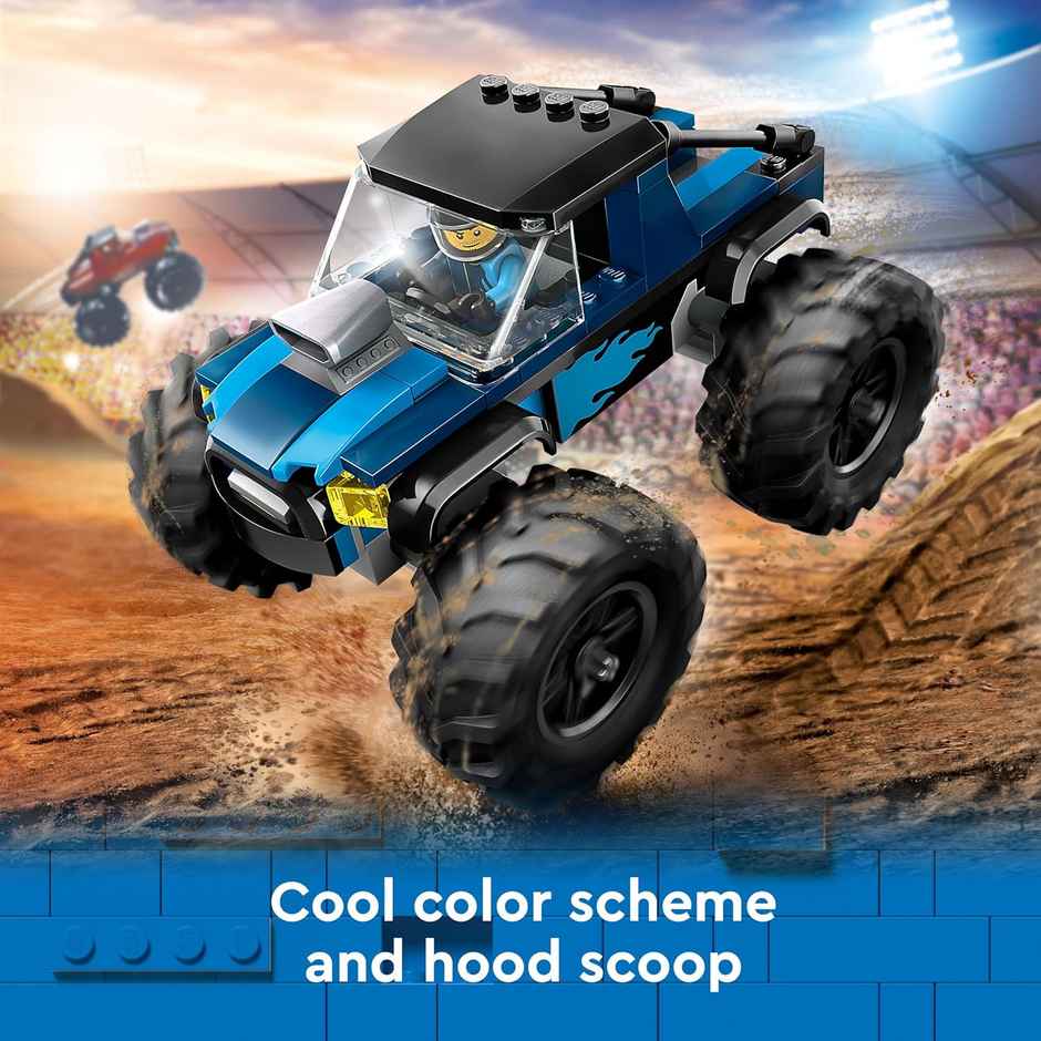 Lego City Blue Monster Truck Off-Road Toy (148 Pieces)