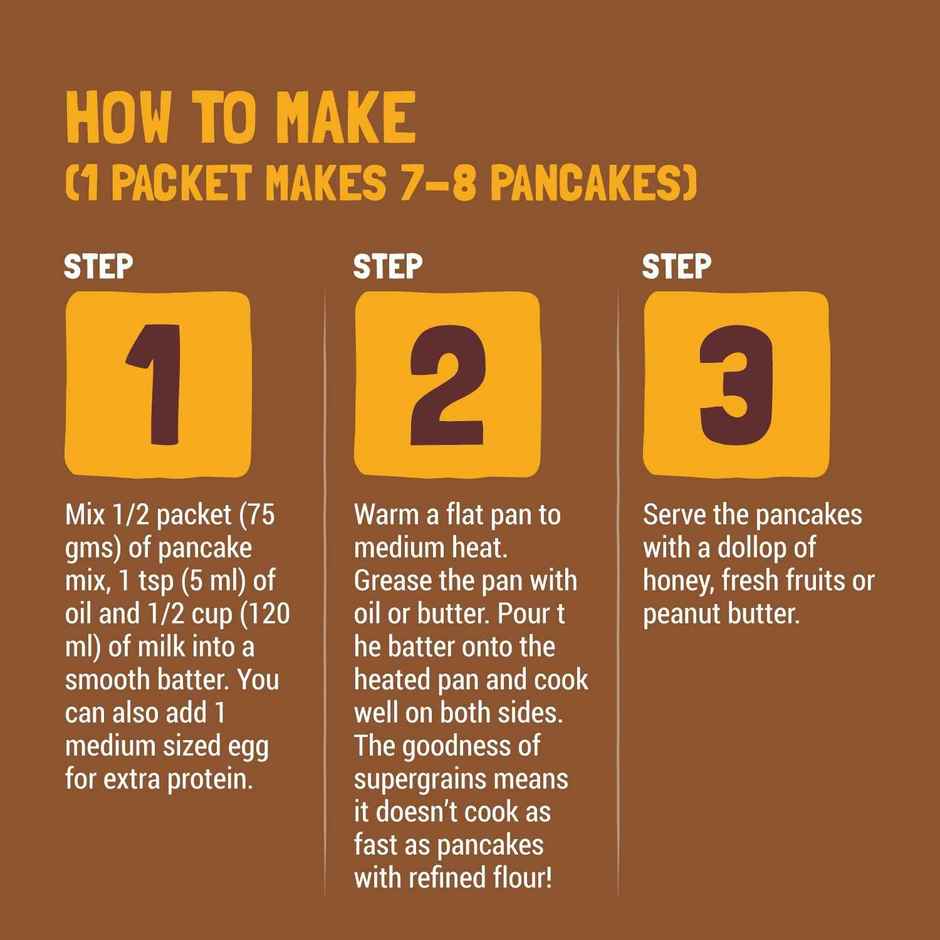 Slurrp Farm Chocolate Millet Pancake Mix | No Maida