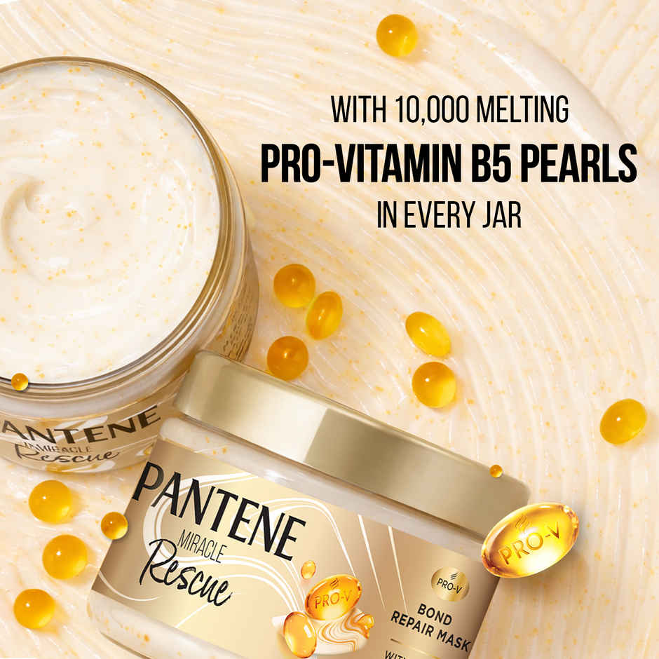 Pantene Bond Repair Mask, with 10000 ProV Pearls | Visible Repair in One Use