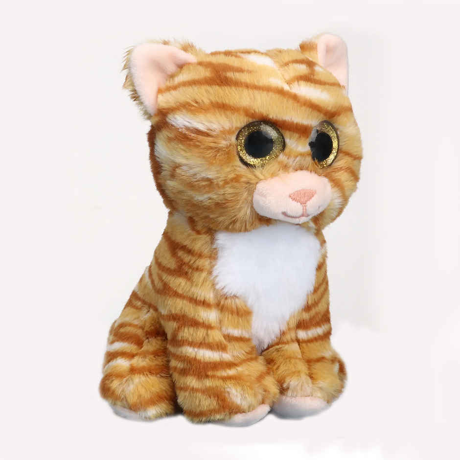 Sterling Cat Soft Toy | Brown - Height - 20 cm