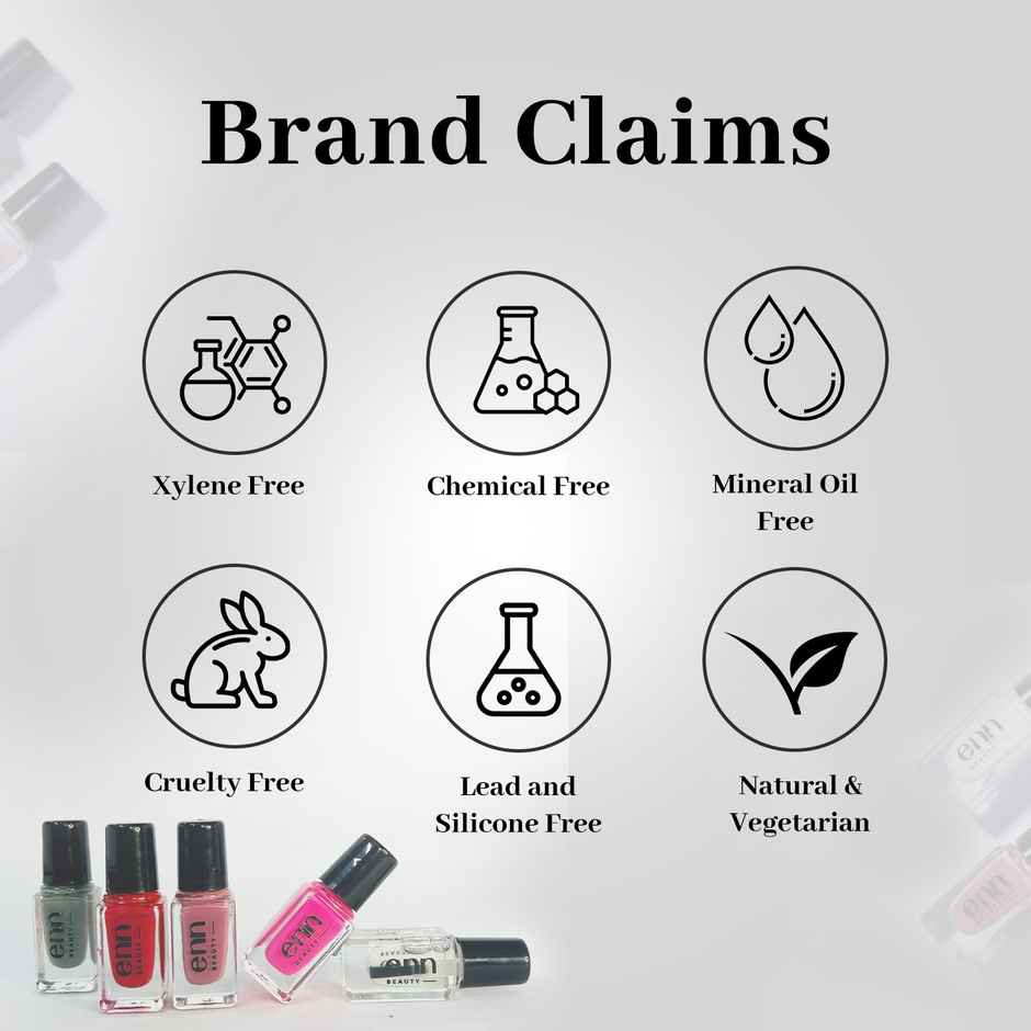 ENN Beauty Extra Shine Nail Paint Kit With Ghee | Glam Party