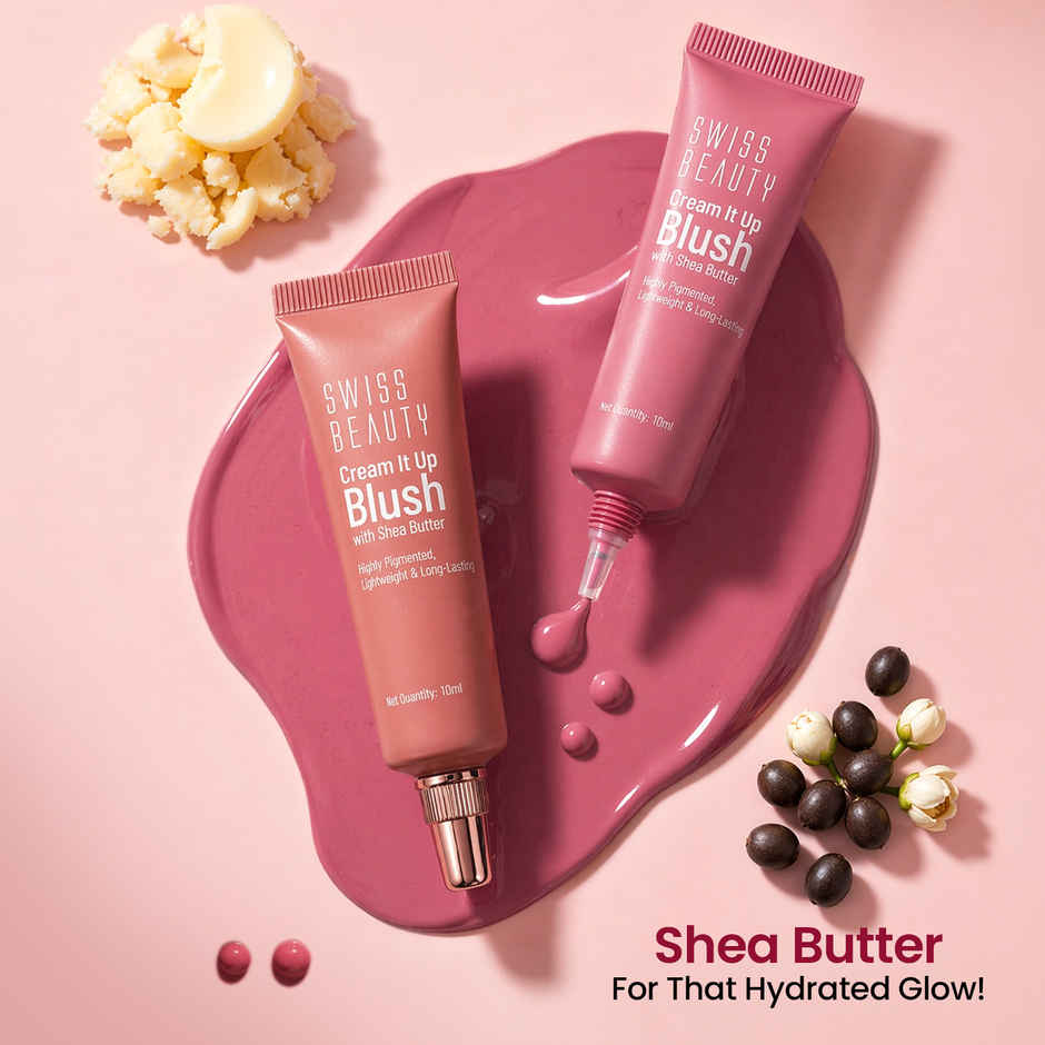Swiss Beauty Cream It Up Blusher With Shea Butter - 4 Copper Cheeks