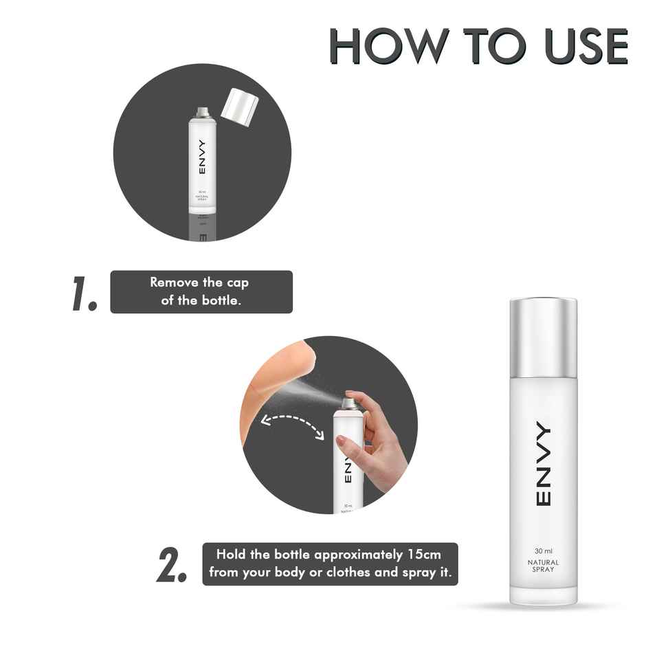ENVY Natural Spray Women Luxury Perfume Scent
