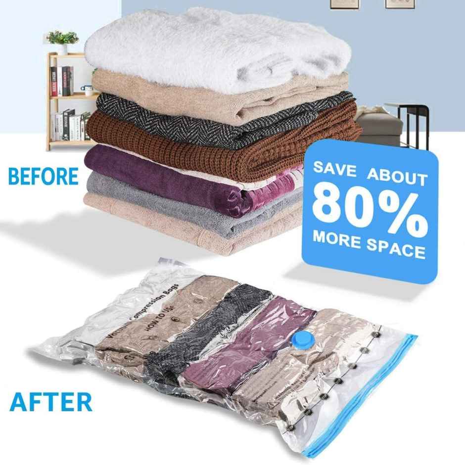 Perpetual Vacuum Storage Bags for Clothes with Hand Pump