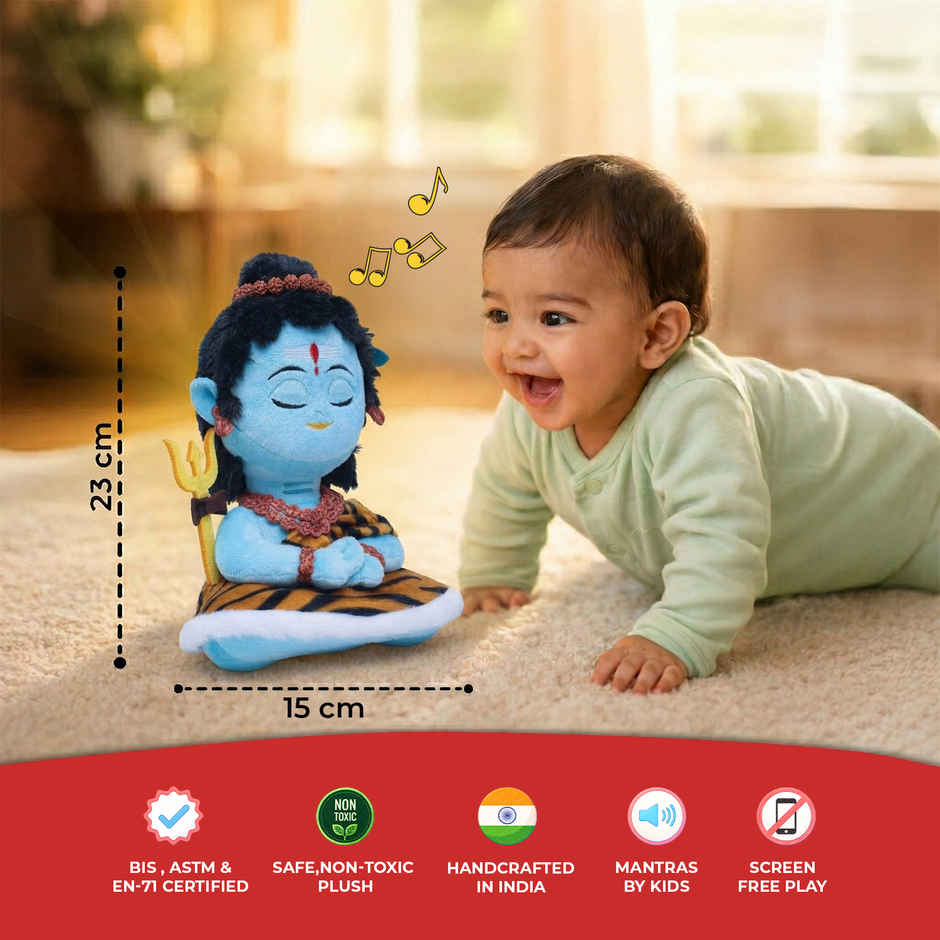 Panda's Box Mantra Chanting Baby Shiva | Small- 23 cm