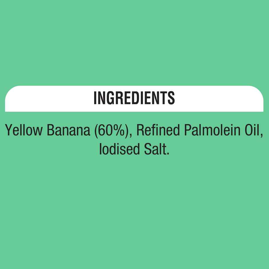 Garden Yellow Banana Chips | Crunchy Fried Snack