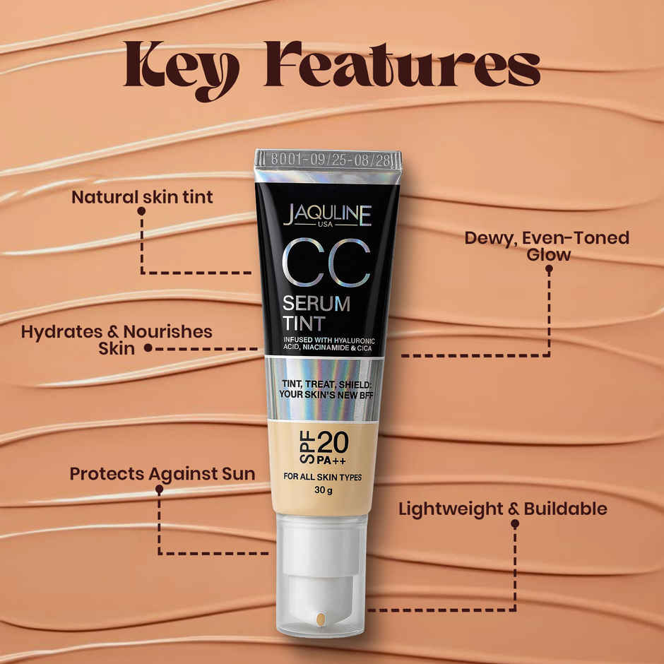 Jaquline USA CC Serum Tint | Honey 02