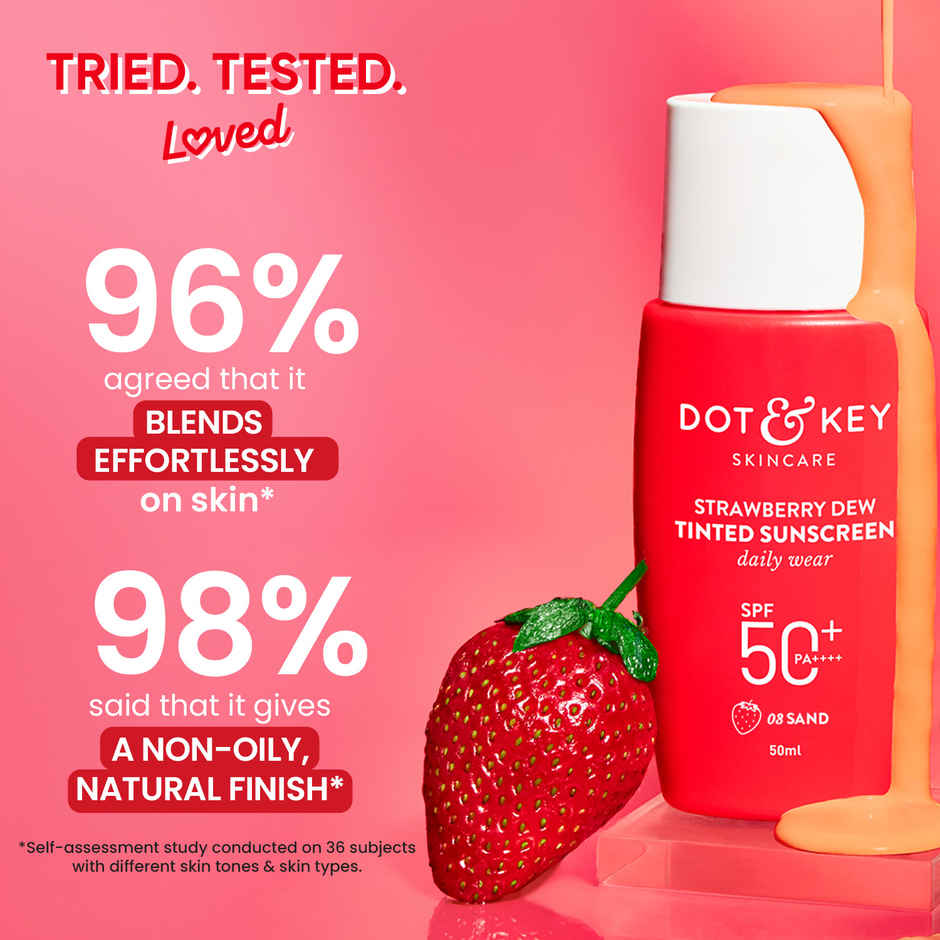 Dot & Key Strawberry Dew Tinted Sunscreen SPF 50+ PA++++ - 03 Sand
