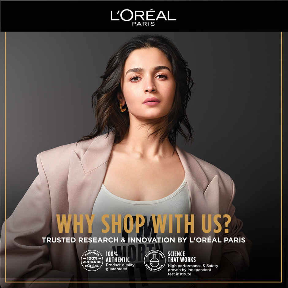 L'Oreal Paris Hyaluron Pure 72H Rehydrating Conditioner For Smooth Tangle - Free Hair