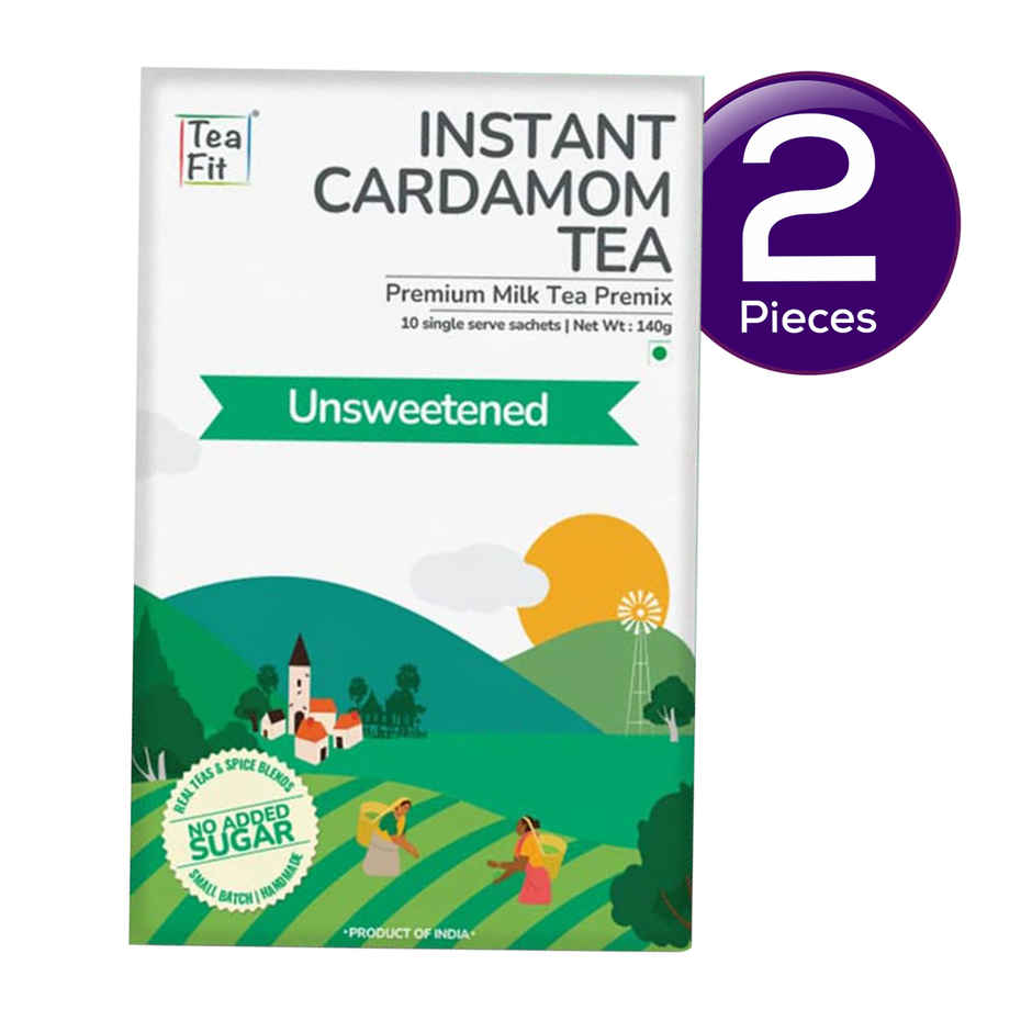Teafit Unsweetened Cardamom Tea Premix Combo