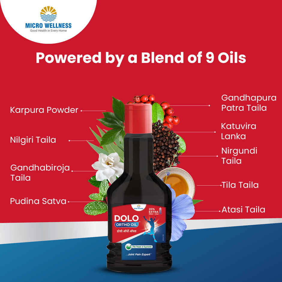 Dolo Ortho Oil For Joint And Muscle Pain