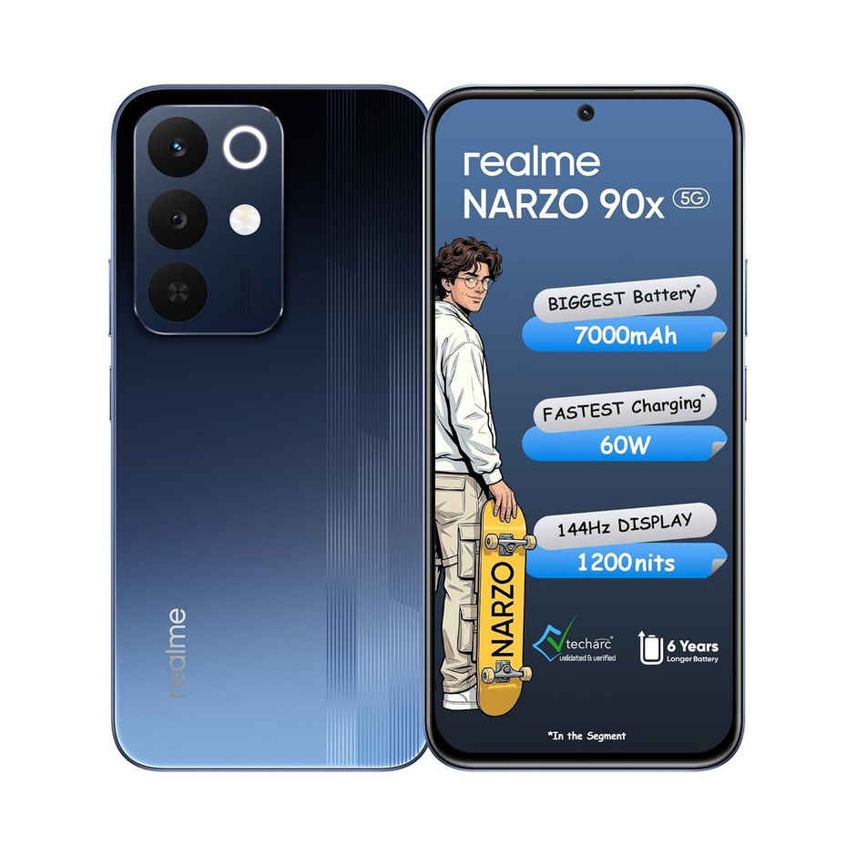 Realme Narzo 90x 5G Nitro Blue 6GB RAM 128GB Storage