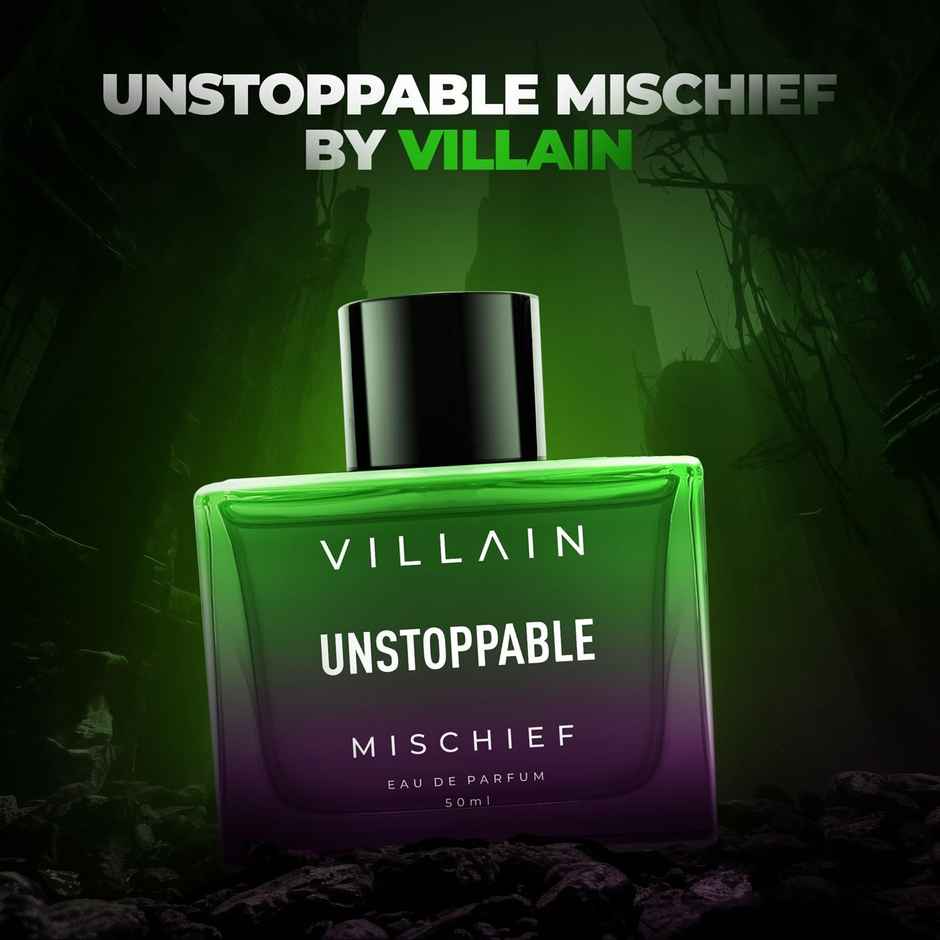Villain Unstoppable Mischief Premium Long Lasting Fragrance Eau De Perfum For Men