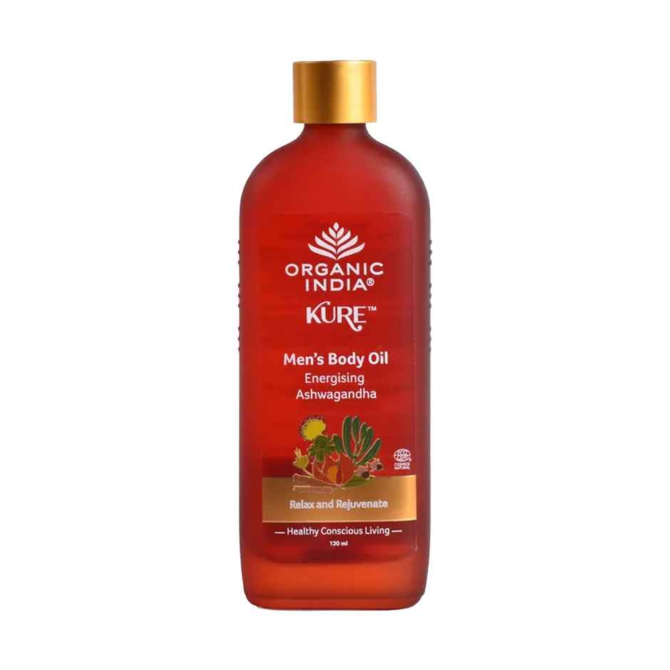 Organic India Men's Body Oil Energising Ashwagandha