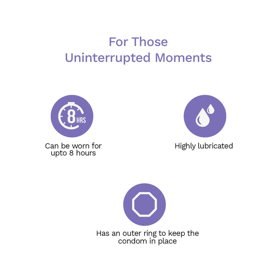 Domina by Pee Safe Female Condom | Safe & Reliable Protection