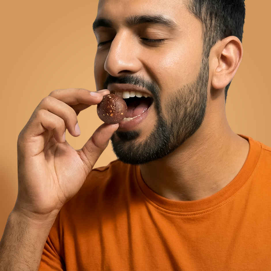 Eat Better Co Protein Laddu | Chocolate Fudge