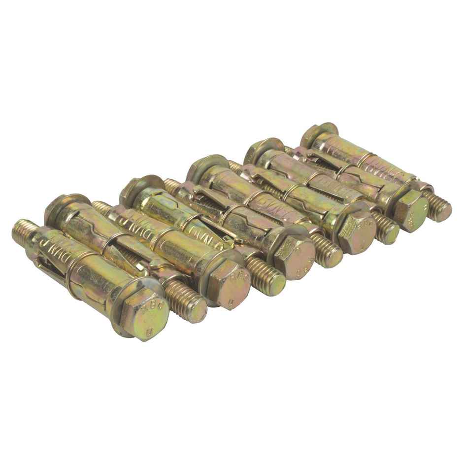 Spartan Bolt Type Wall Anchor Fasteners Kit | 12Mm, Bolt Screws, Rust Proof Easy Installation