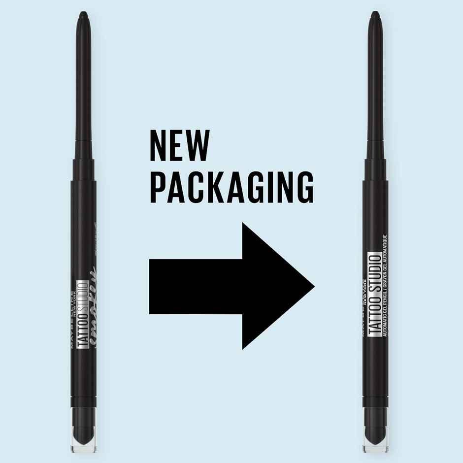 Maybelline New York Tattoo Studio Smokey Eye Kohl Gel Pencil Eyeliner, Smokey Brown