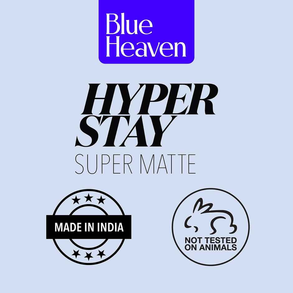 Blue Heaven Hyperstay Super Matte Lipstick For Women | Muted Rose - 720
