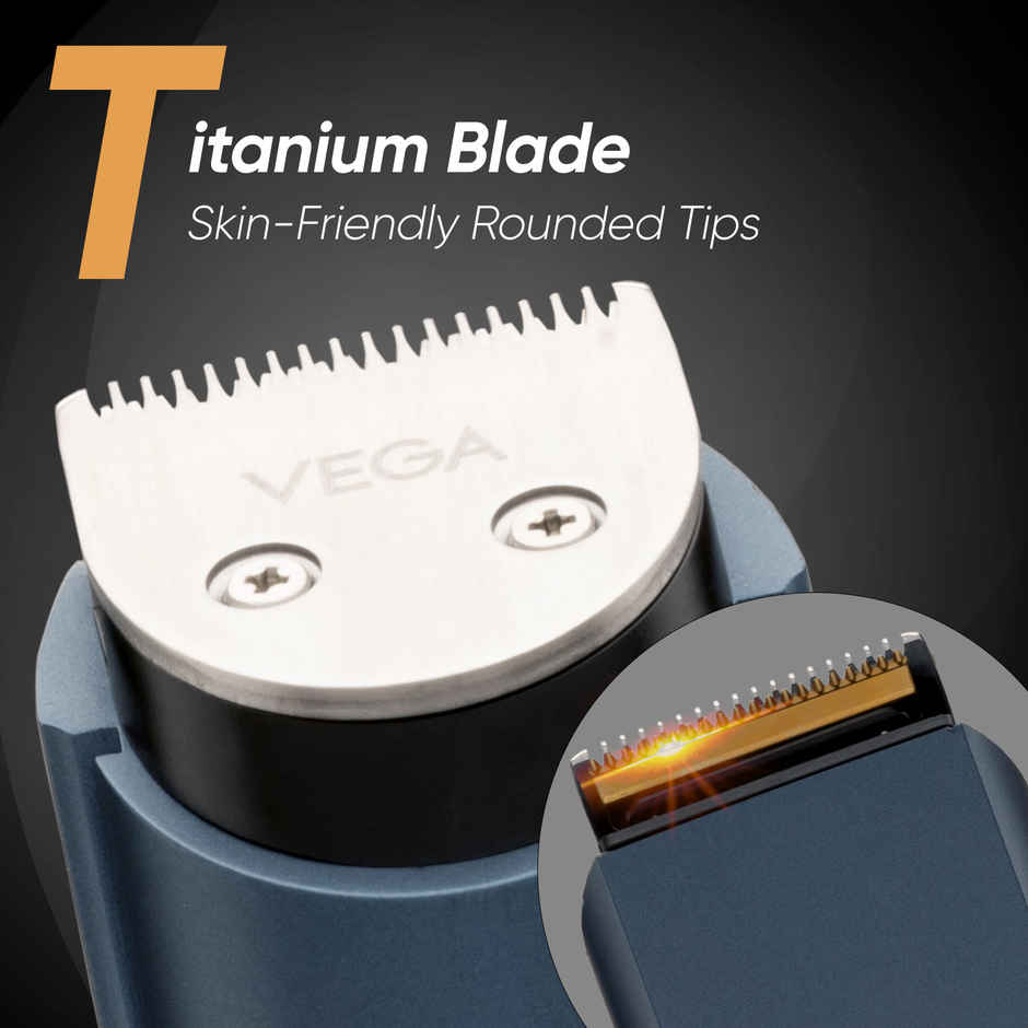 Vega SmartOne S2 Trimmer for Men with 160 mins Runtime, USB Type C, IPX7 Waterproof (VHTH-31)