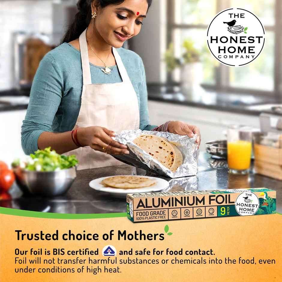The Honest Home Company Aluminium Foil - 9 meter