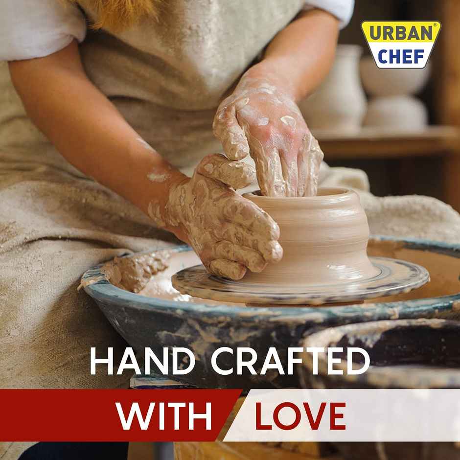 Urban Chef Listra Ceramic Bowl - Mustard 2 Pcs | Set of 2 - 550 Each