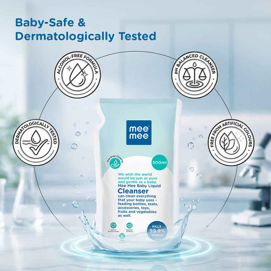 Mee Mee Anti-Bacterial Baby Liquid Cleanser Refill Pack