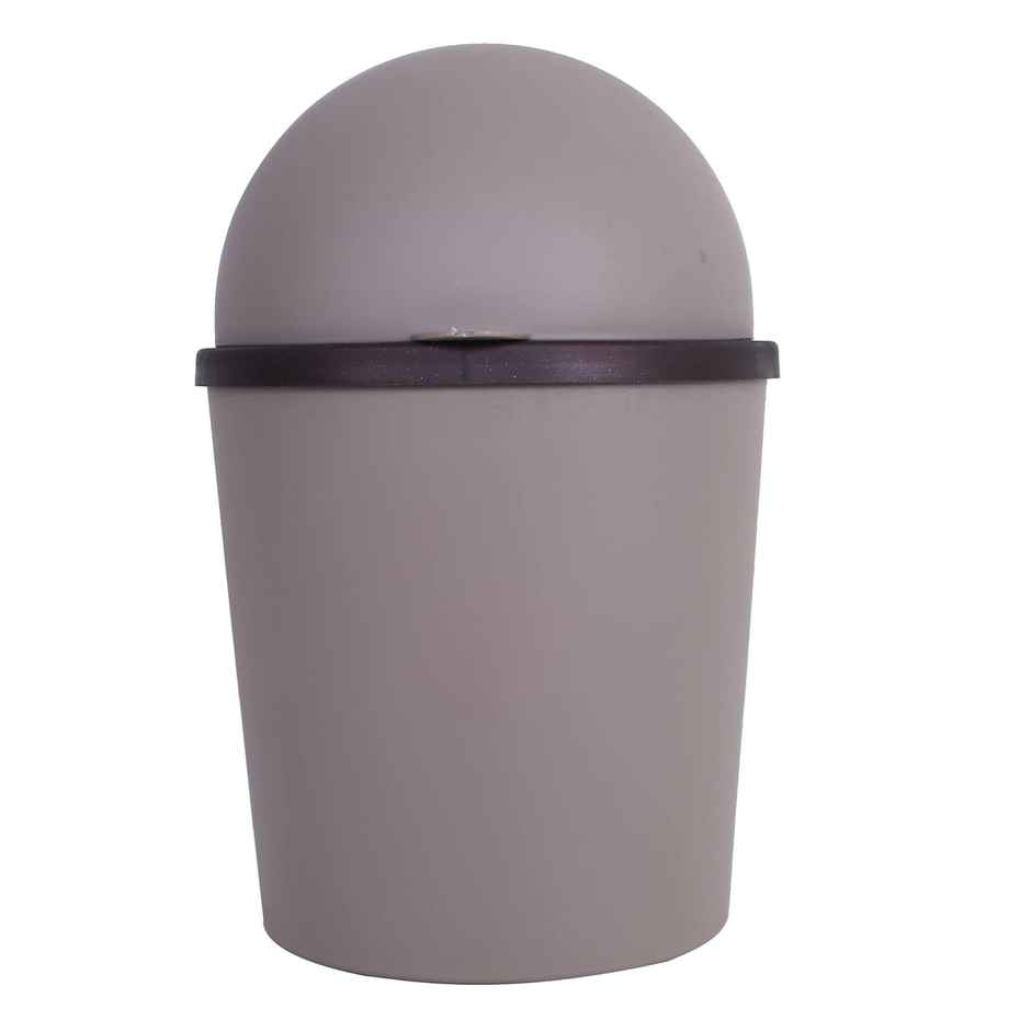 Kuber Industries Small Table Top Dustbin | Plastic Swing Lid | Desktop Trash Can | Coffee