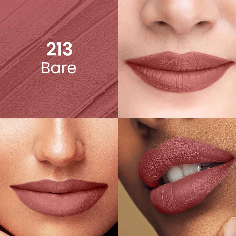 Swiss Beauty Pure Matte Lipstick | 213 Bare