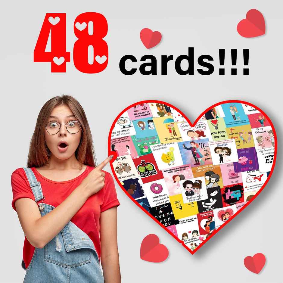 Romantic Love Notes | Pack Of 48 | Picfest