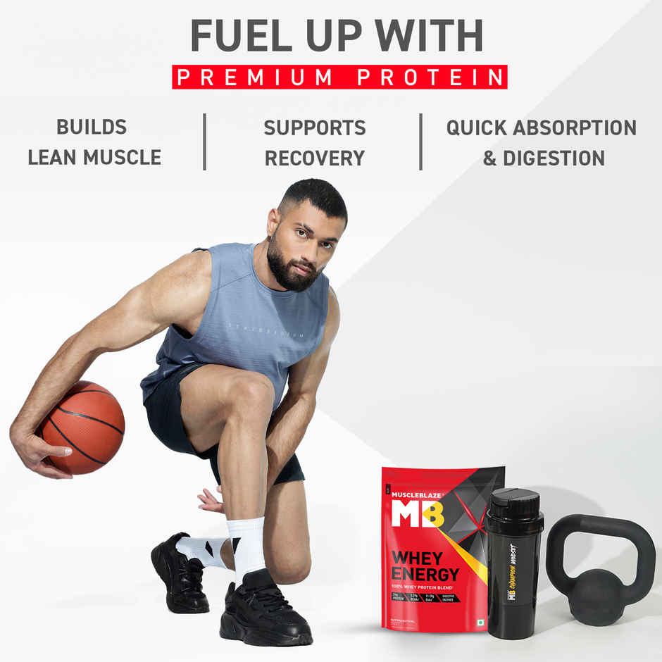 MuscleBlaze Whey Energy Powder - Chocolate