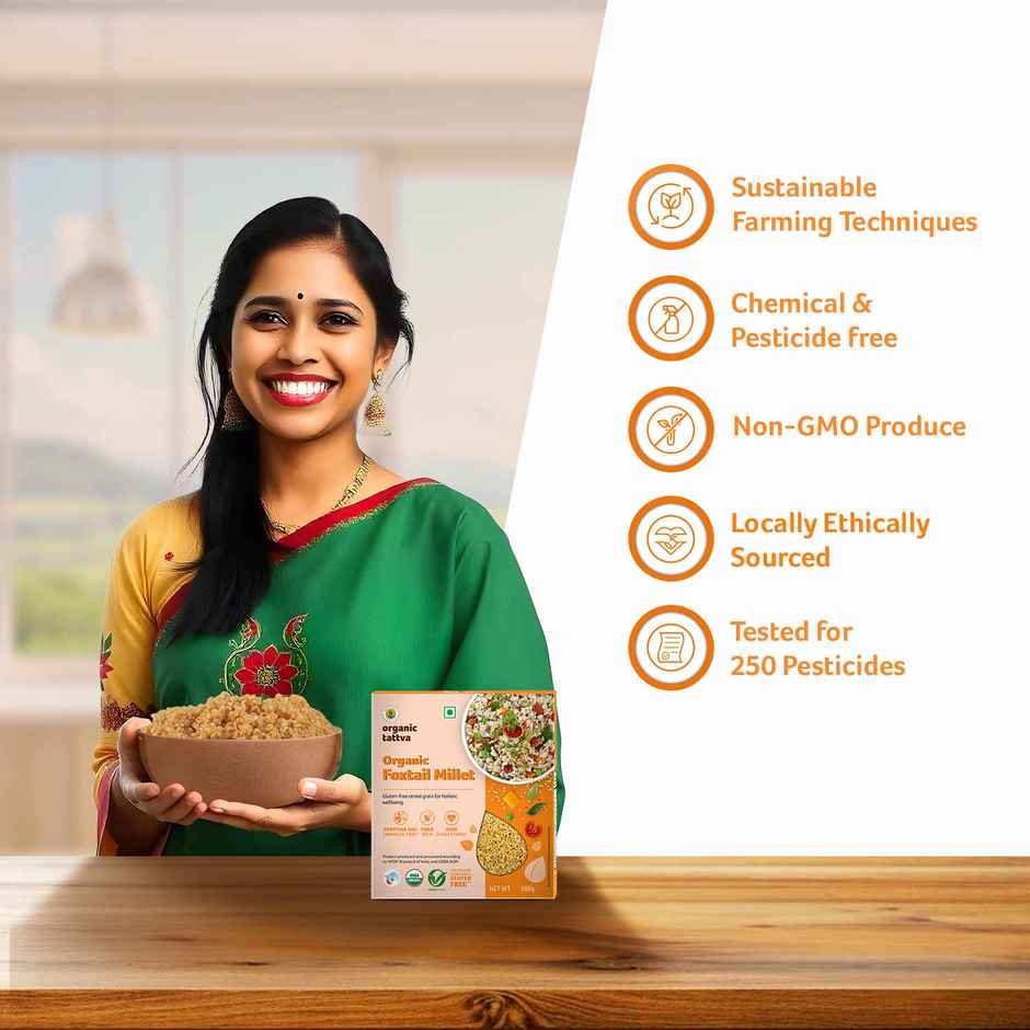 Organic Tattva Foxtail Millet | Cholesterol-Free