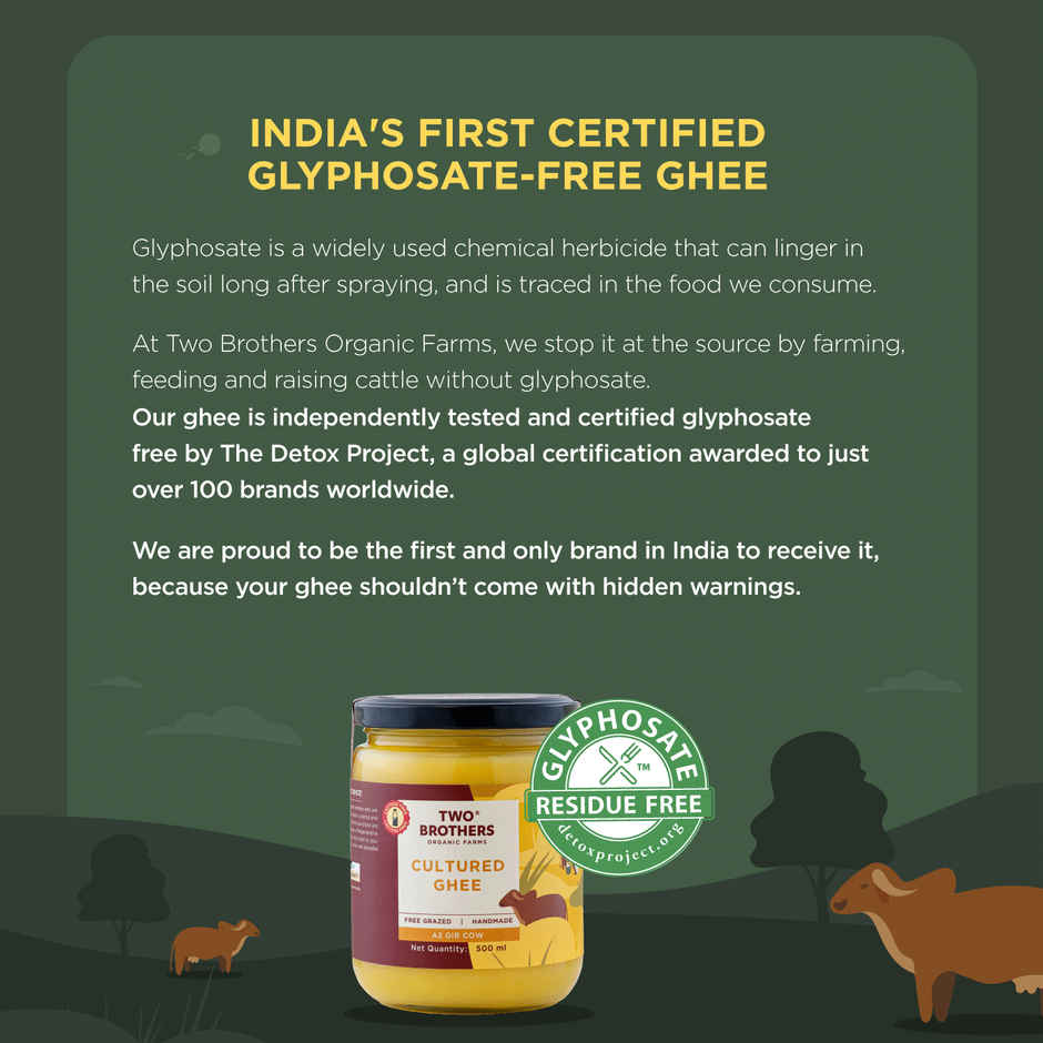 Two Brothers A2 Cultured Cow Ghee | Desi Gir Cow
