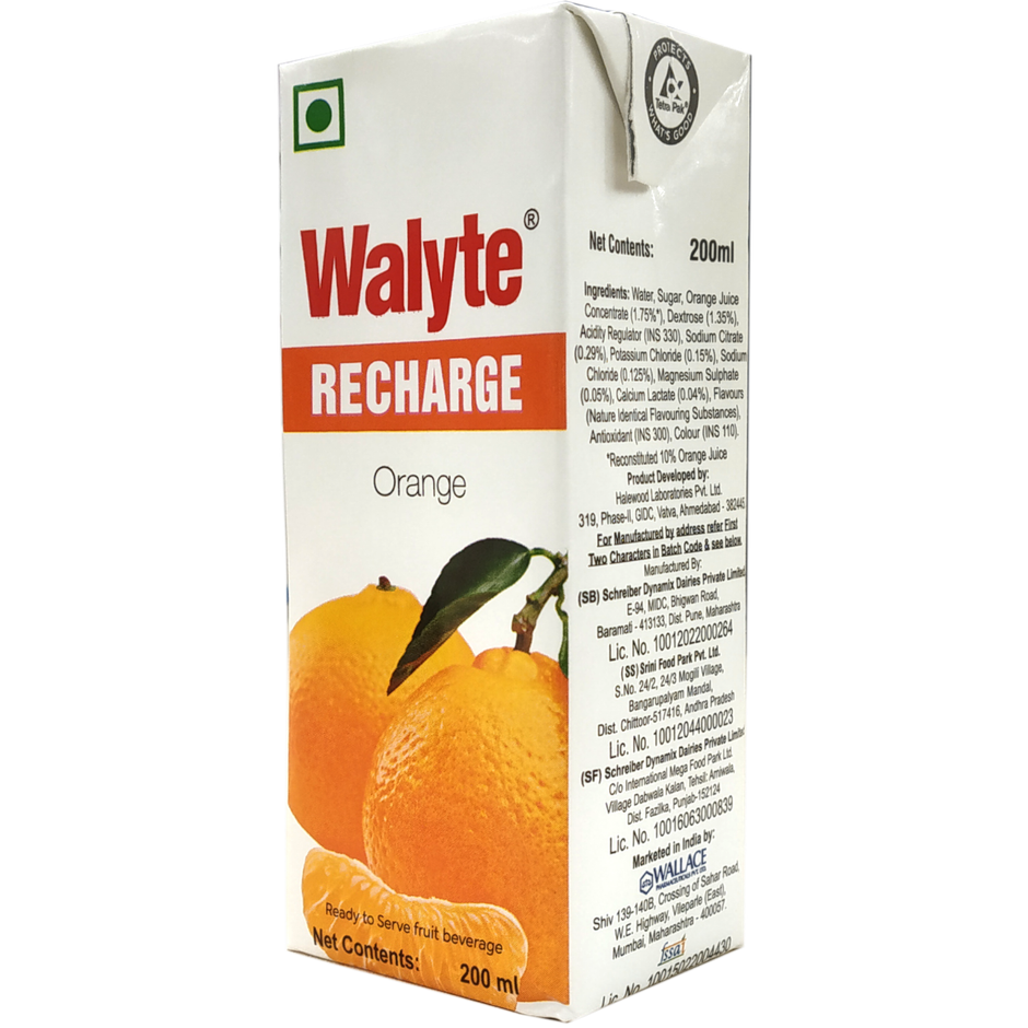 Walyte Recharge Orange Oral Liquid