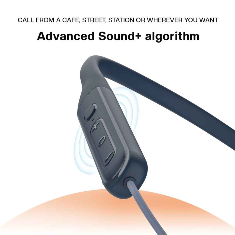 Noise Airwave Crest Bluetooth Wireless Neckband Earphones with Mic | Velvet Black