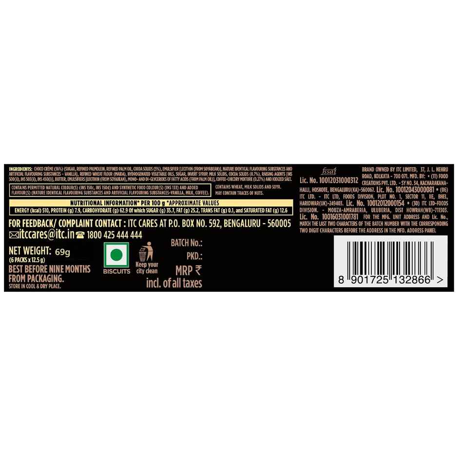 Sunfeast Dark Fantasy Coffee Fills, Original filled cookie with Coffee flavour | Perfect Snack