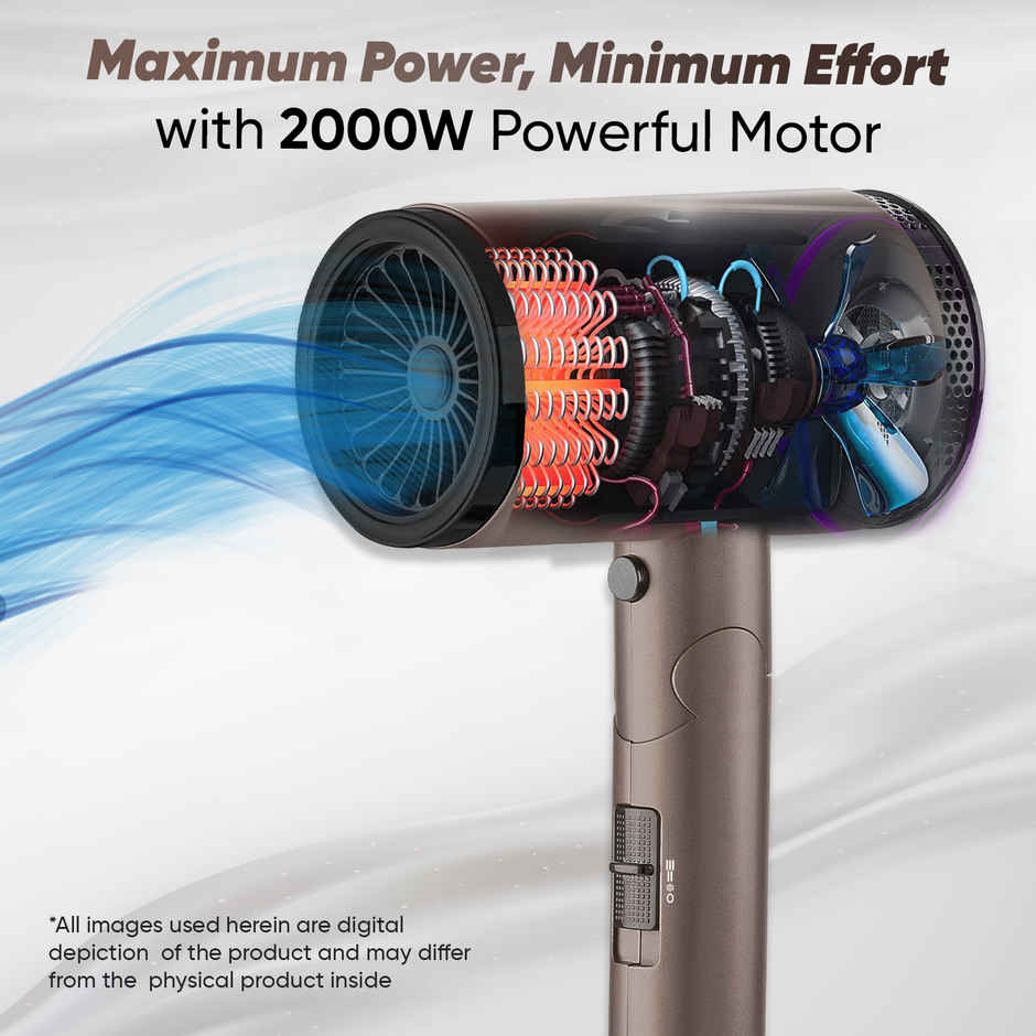 Vega Dry Up Hair Dryer | 2000W | 3 Heat & 1 Speed | Cool Shot | VHDH-36