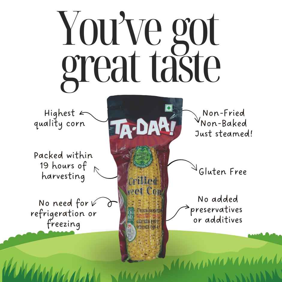 Tadaa Grilled Sweet Corn Cob