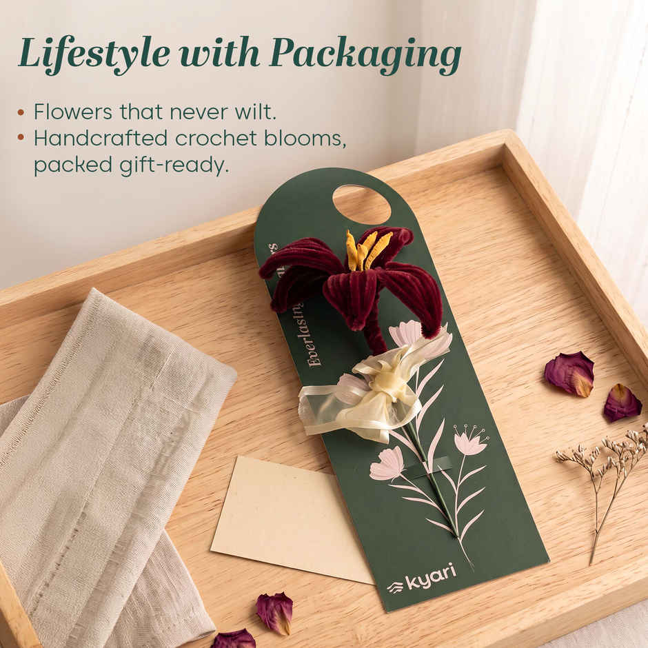 Kyari Handmade Pink Lily Flower