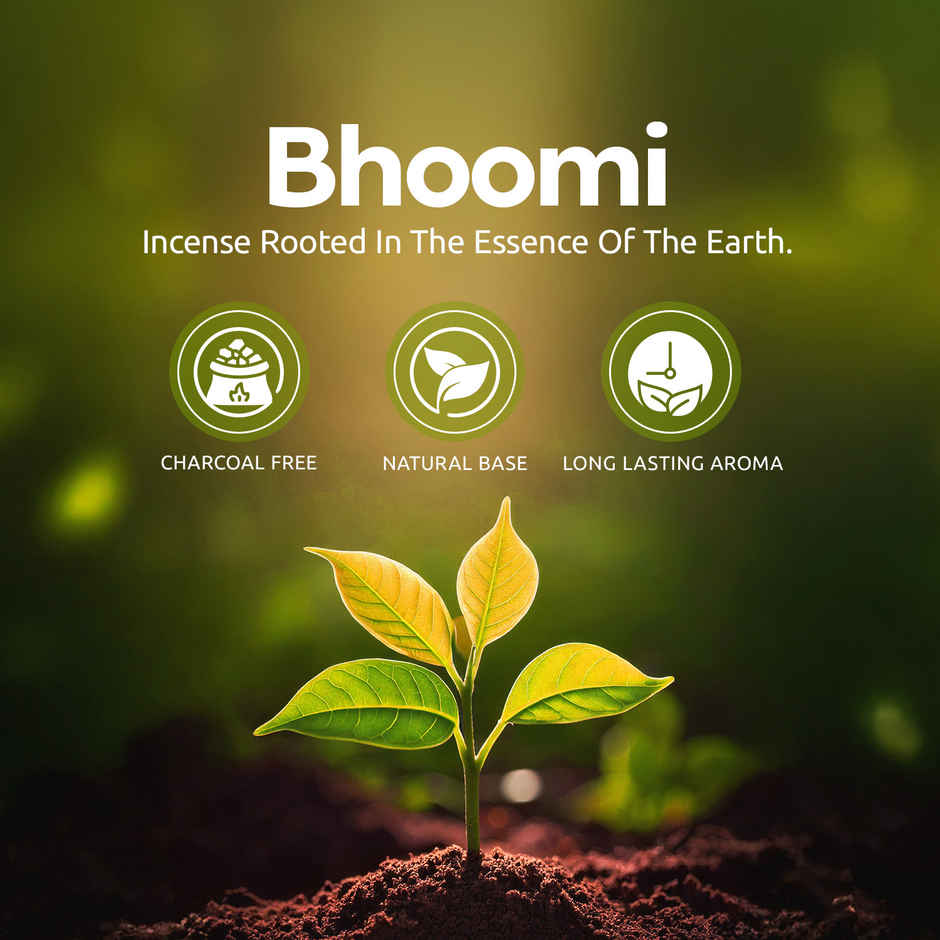 Pranah Cosmic Vibes | Bhoomi | Incense Cones | 25 Cones