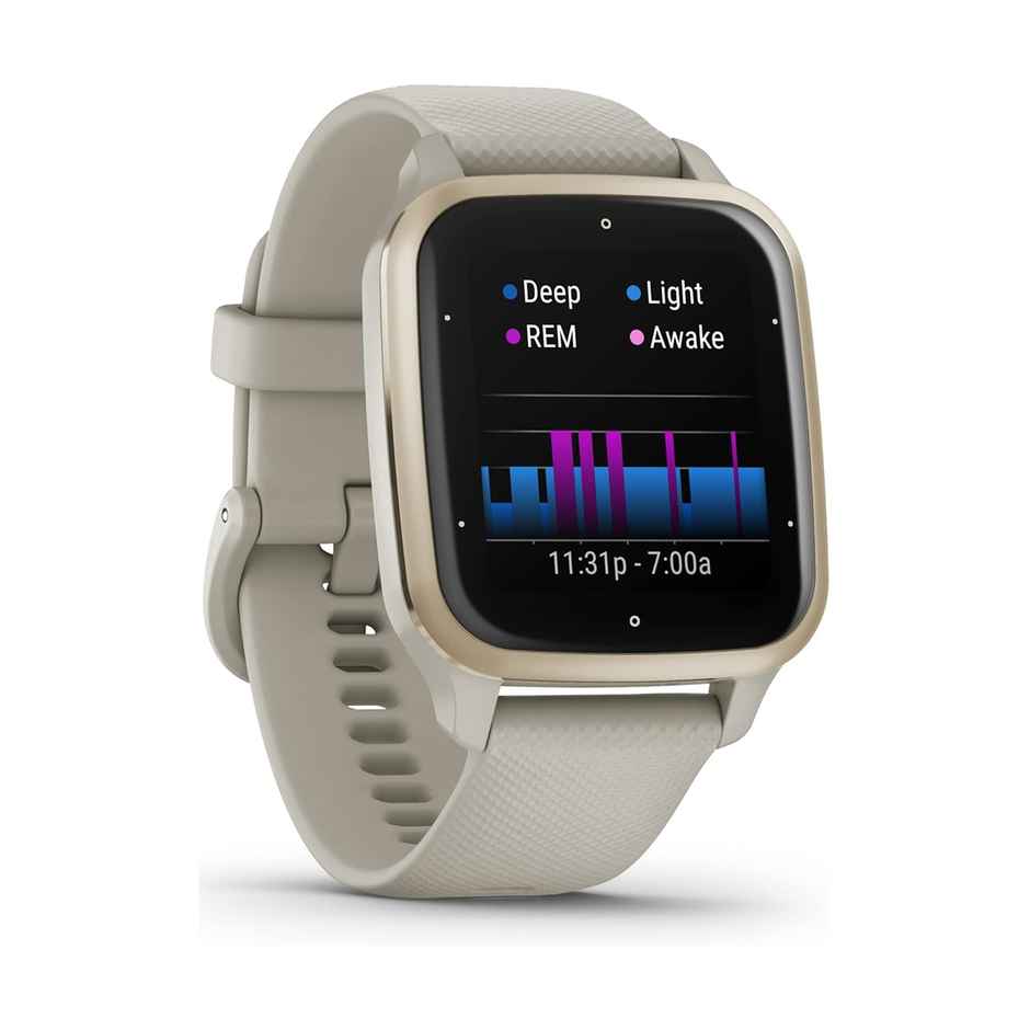 Garmin Venu Sq2 | Music | French Gray | Cream Cold